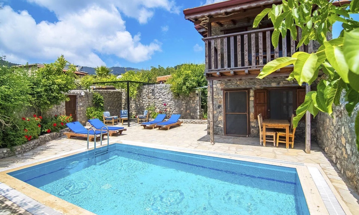 Fethiye Villa | Authentic Stone Villa in Kayaköy – Secluded Pool & Jacuzzi