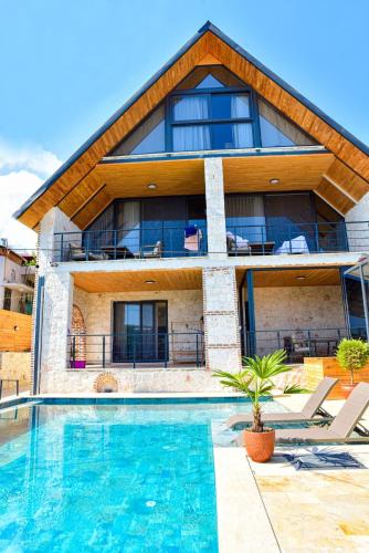 Demre Apartment | Duplex villa with pool and jacuzzi