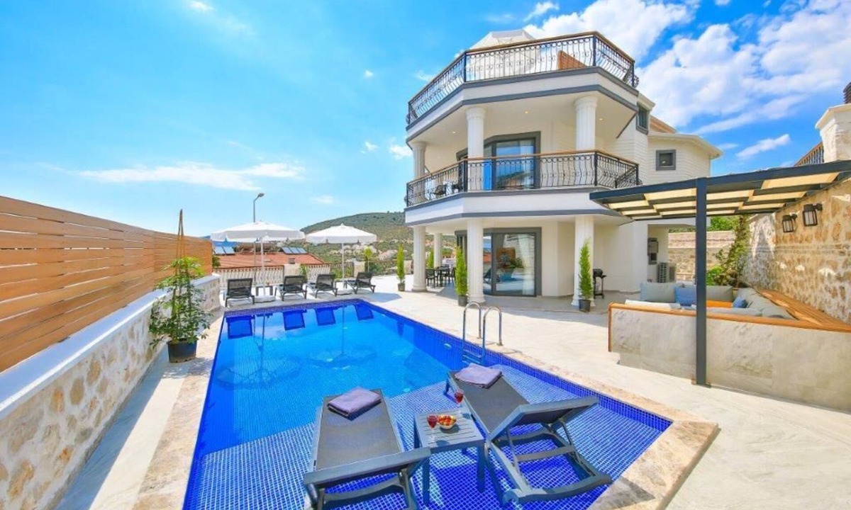 Kalkan Villa | Luxury Samira 2 Villas, Kiziltas, 3 en-suite beds, roof top jacuzzi