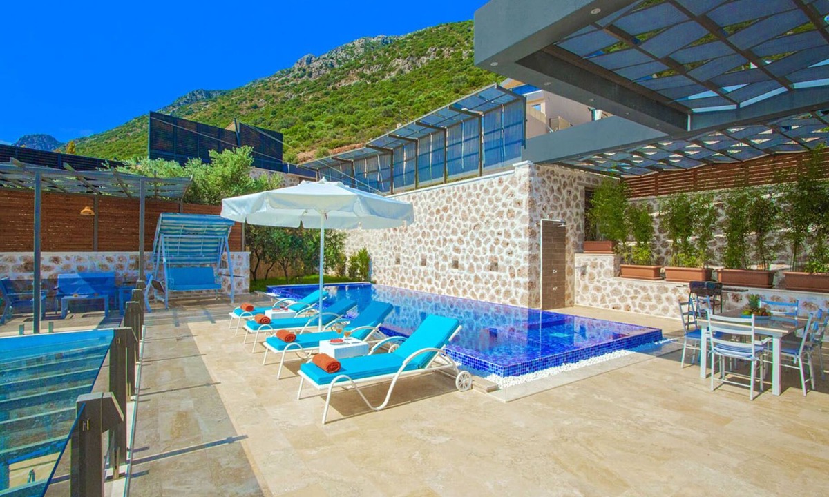 Kalkan Villa | Modern Luxury 3 bedroom Villa, Many extras plus Amazing Views
