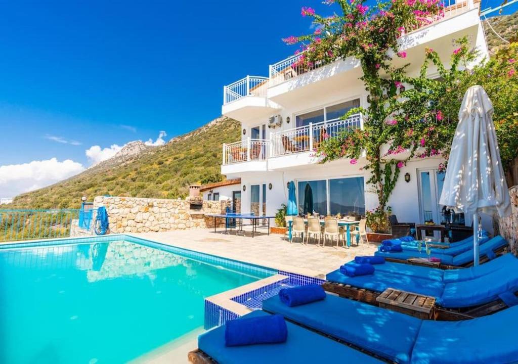 Kalkan Villa | Sea View Villa for 8 People in Antalya, Kaş - AWZ 192
