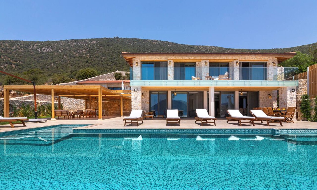 Kalkan Villa | Seaside and private beach villa for 12 people