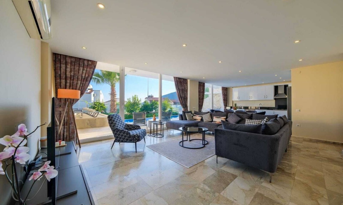 Kalkan Villa | Villa Lumiere 1, Located in the Kızıltaş Area of Kalkan, 8 Guests