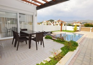 3 Bedroom Villa for Daily Rental with Private Pool in Calis Fethiye #2461