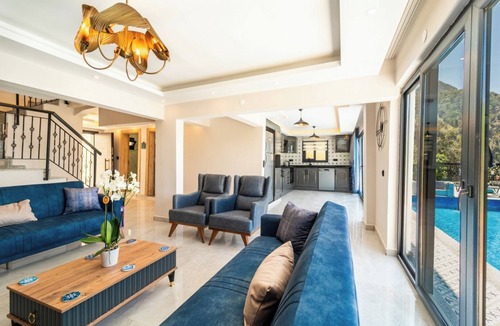 Faralya Villa | 3 bedroom villa with sea view and jacuzzi in Fethiye/Faralya location,Sea Renity