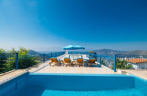 Kalkan Villa | 4 Person, Duplex Villa With a Private Pool in Antalya, Kaş - AWZ 134