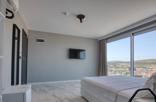 Cesme Apartment | AEGEAN Apartments Cesme - Premium Room, Double Bed with Sea View