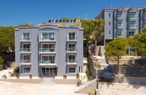 Cesme Apartment | AEGEAN Apartments Cesme - Premium Room, Twin Bed with Garden View