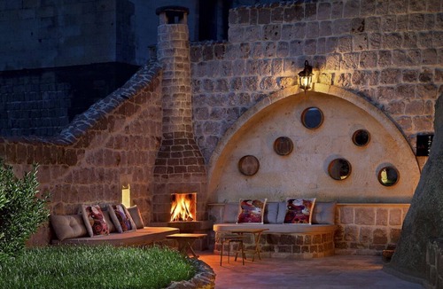 Urgup Hotel | Cave Room Retreat with Stunning Serene Gardens | Outdoor Pool Access