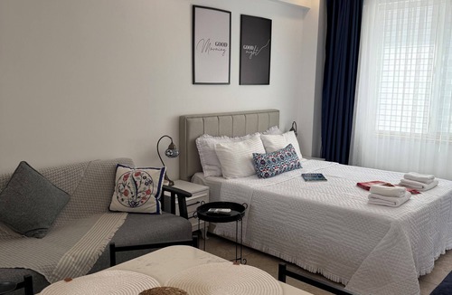 Goynuk Apartment | ESG 5-Min Walk to Göynük Beach Mountain View Balcony Studio