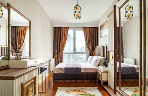 Bagcilar Apartment | lovely one bed room apartment with garden and pool