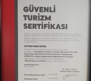 Canakkale Hotel | Oytun Park Hotel