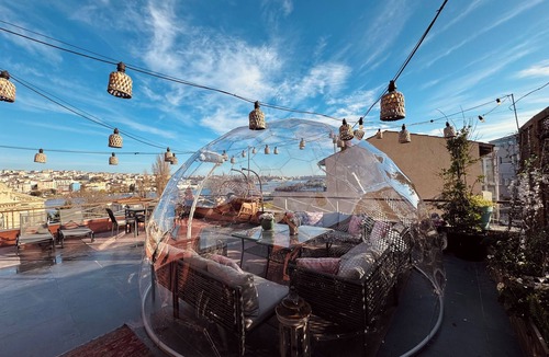 Sakarya Villa | Panoramic Terrace Oasis: Stunning Sea Views and Iconic Landmarks in Balat