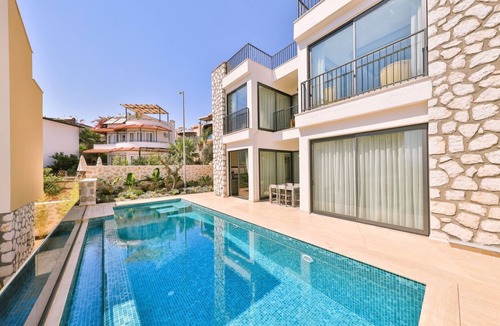 Kalkan Villa | Romantic Villa for 2 in Kalkan, Outdoor and Heated Indoor Pool
