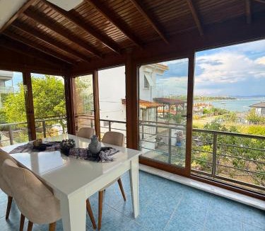 Mithatpasa Villa | Sea View Family Villa in Cunda wGarden 150m to Sea