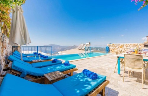 Kalkan Villa | Sea View Villa for 8 People in Antalya, Kaş - AWZ 192