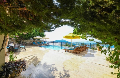 Kalkan Villa | Sea View Villa with Pool for 10 People in Antalya, Kaş - AWZ 129