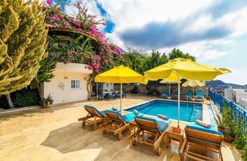 Kalkan Villa | Sea View Villa with Pool for 10 People in Antalya, Kaş - AWZ 129