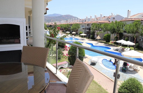 Fethiye City Center Apartment | Seahorse 16, Duplex apartment is on the first floor 3+1 in Sunset Beach Club