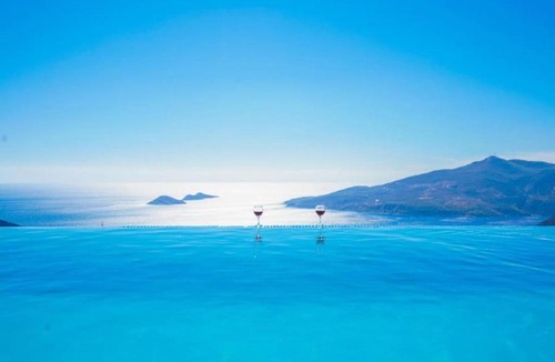 Kalkan Villa | Seaview Villa with Jacuzzi for 8 People in Antalya, Kaş - AWZ 128