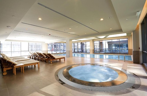 Mustafakemalpasa Hotel | Secure Central Eclectic 1BRs in Luxury Residence w 2 Pools Gym Sauna Basketball Court Meeting Room Free Parking Concierge close to Istanbul Expo Center