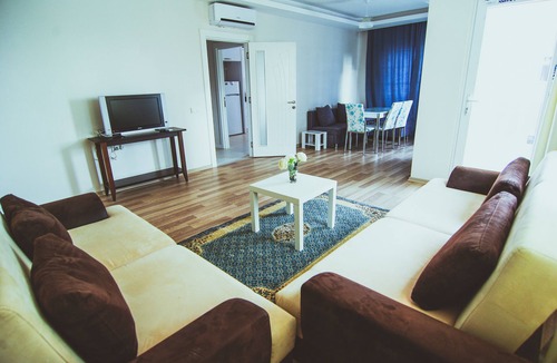 Sarsu Mahallesi Apartment | Spacious 2 bedroom apartment with big kitchen and mountain view