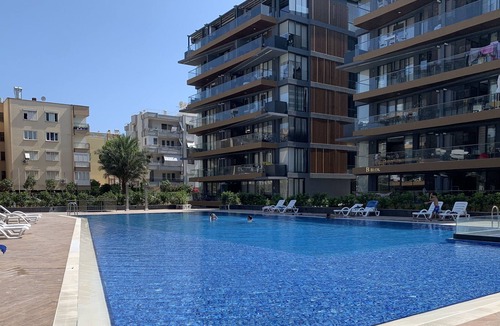 Kaleici House | Spacious apartment with 160m² pool, 3 bedrooms, 2 bathrooms, living room and kitchen