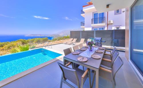 Kas Villa | Villa Sky Line - Private Pool - Panoramic Sea View