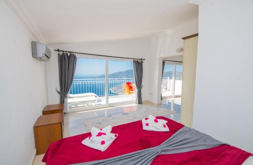 Kalkan Villa | Villa with Children's Pool and Sea View for 6 People in Antalya, Kaş - AWZ 135