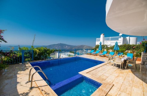 Kalkan Villa | Villa with Children's Pool and Sea View for 6 People in Antalya, Kaş - AWZ 135