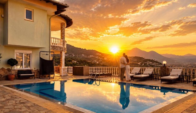 Уютная вилла с шикарным панорамным видом in Alanya