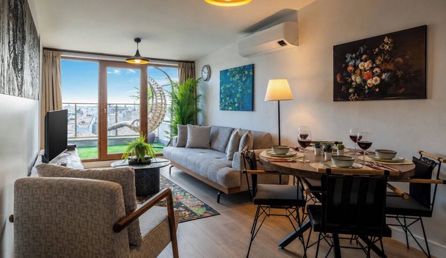 Bliss Apartment Huge Terrace& Bosphorus View in beyoglu