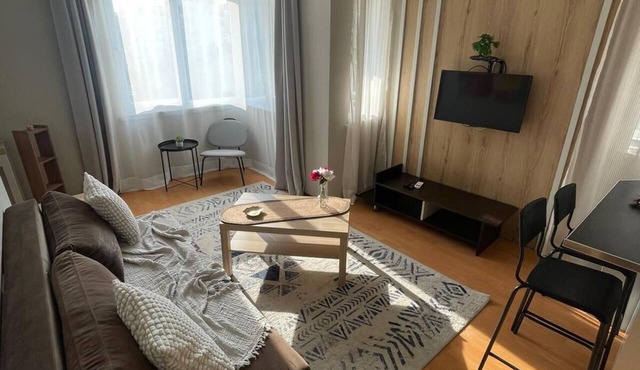 Cozy 1-bedroom flat in near Old Town with AC and balcony in Antalya