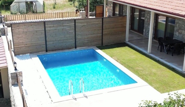 Cozy 2-Bedroom&Bathroom Stone Villa In Forest With Private Pool&ACs Close To Sea