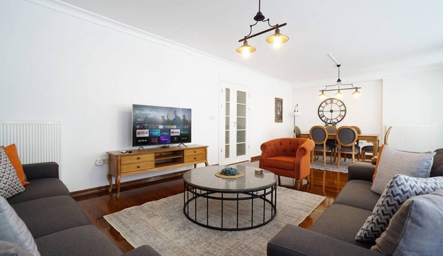 Elite, Tastefully Furnished, 3BR in Kadıköy