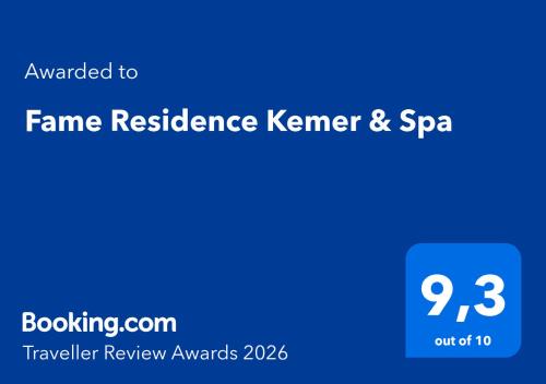 Fame Residence Kemer & Spa in Kemer