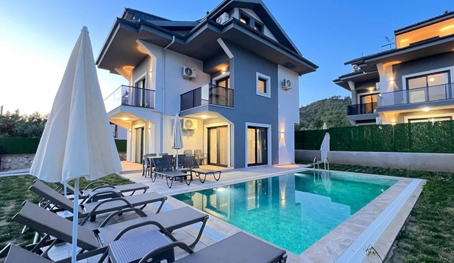 Fethiye 4 bedrooms with 4 bathrooms Villa Lion 1