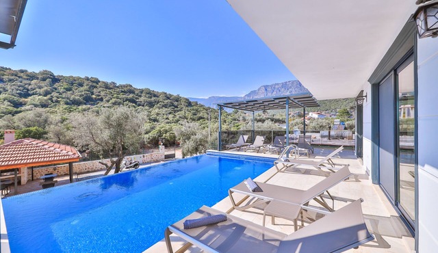 Kas Bohem Sea View Private Villa with Pool in Kas