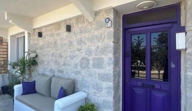 Stone House, Lavender Guest House in the center of Imroz in Çanakkale