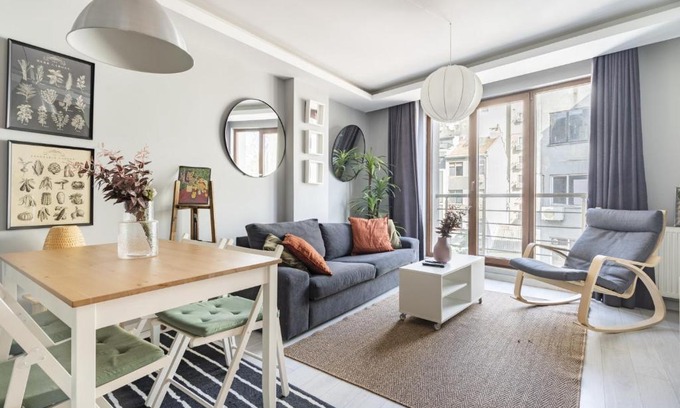 Tophane Apartment | Stylish Duplex with Terrace 650 m to Galata Tower
