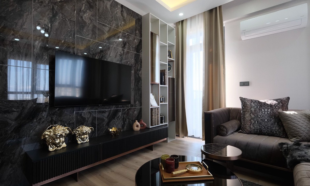 Lara Apartment | Rüzgar Luxury: Pool - Meerblick