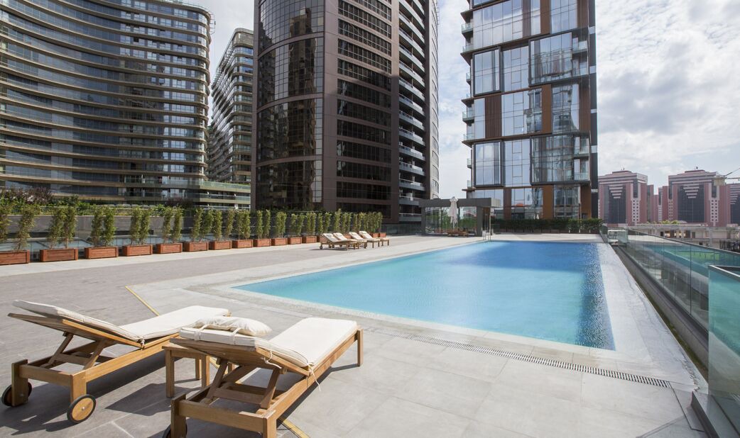 Bahcelievler Apartment | Secure Luxury Residence 1BR w/2Pools,Sauna,Gym,Concierge,Parking