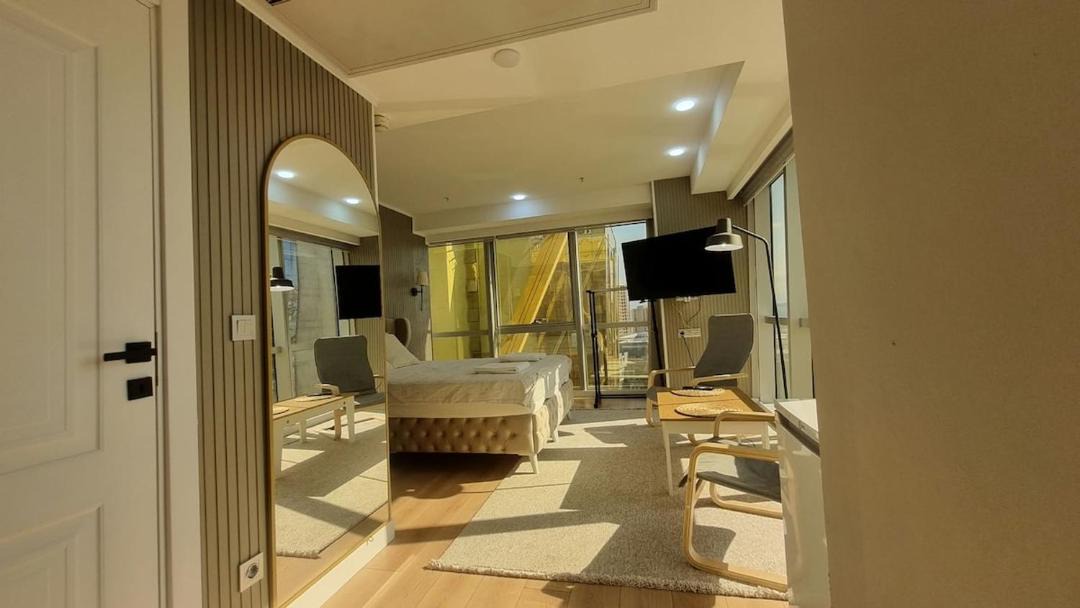 Kartal Apartment | DAP Vazo Kule Residence on the 17th floor with a view of the Princes' Islands