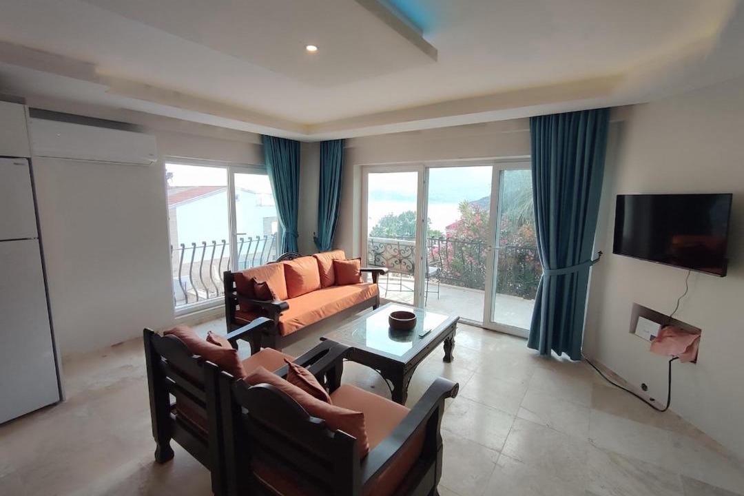 Kalkan Apartment | Kalkan Kalamar Sea Side In Center Villa apart 4 Person