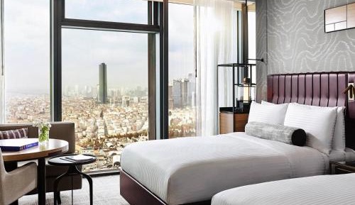 Skyline Queen Room with Two Queen Beds and City View