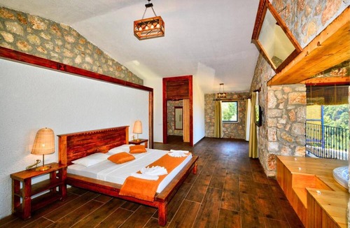 Faralya Villa | Villa Monte Telmossos with Private Pool, Jakuzzi and Sea View