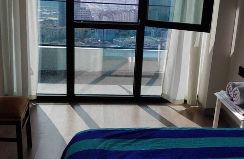 Avcilar Condo | Cozy one-bedroom APT 29th floor, 4 min walk to Metro bus, spectacular city view.