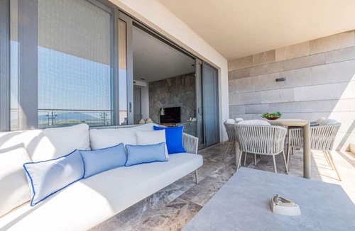 Gumbet Villa | 5 Star Seafront Resort Duplex Villa with Private Beach