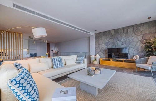 Gumbet Villa | 5 Star Seafront Resort Duplex Villa with Private Beach