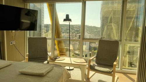 Kartal Apartment | DAP Vazo Kule Residence on the 17th floor with a view of the Princes' Islands